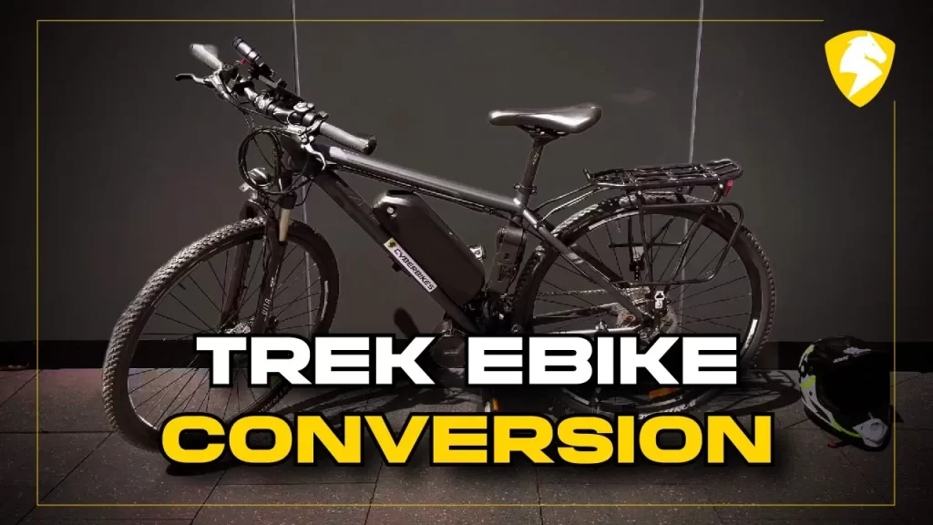 TREK COMMUTER EBIKE CONVERSION CYBERBIKES BAFANG BBS01 250W 36V SAMSUNG