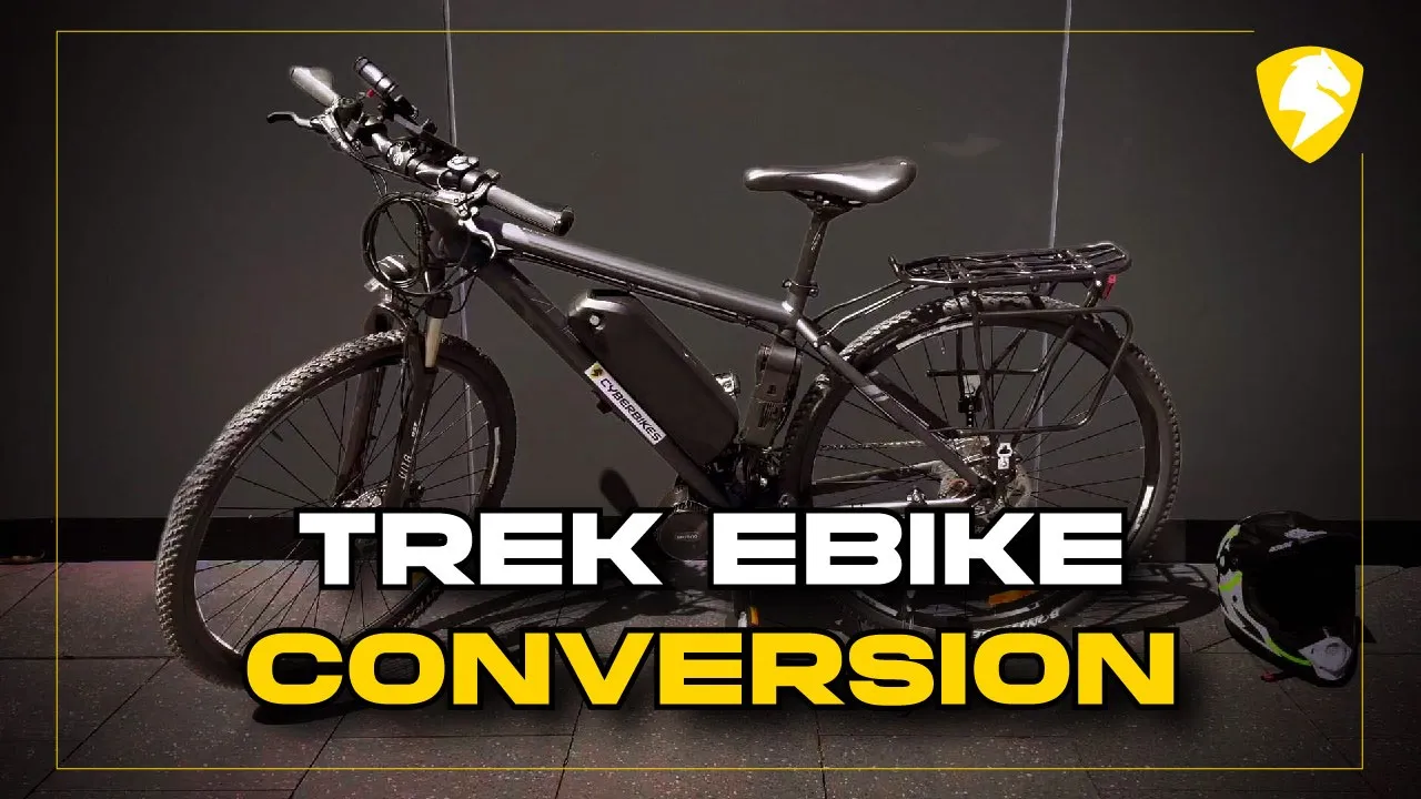 TREK COMMUTER EBIKE CONVERSION CYBERBIKES BAFANG BBS01 250W 36V SAMSUNG