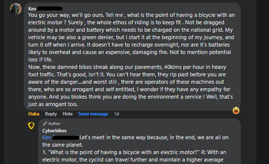 Haters are everywhere, but Bring them on. Let's convert them to Electric!