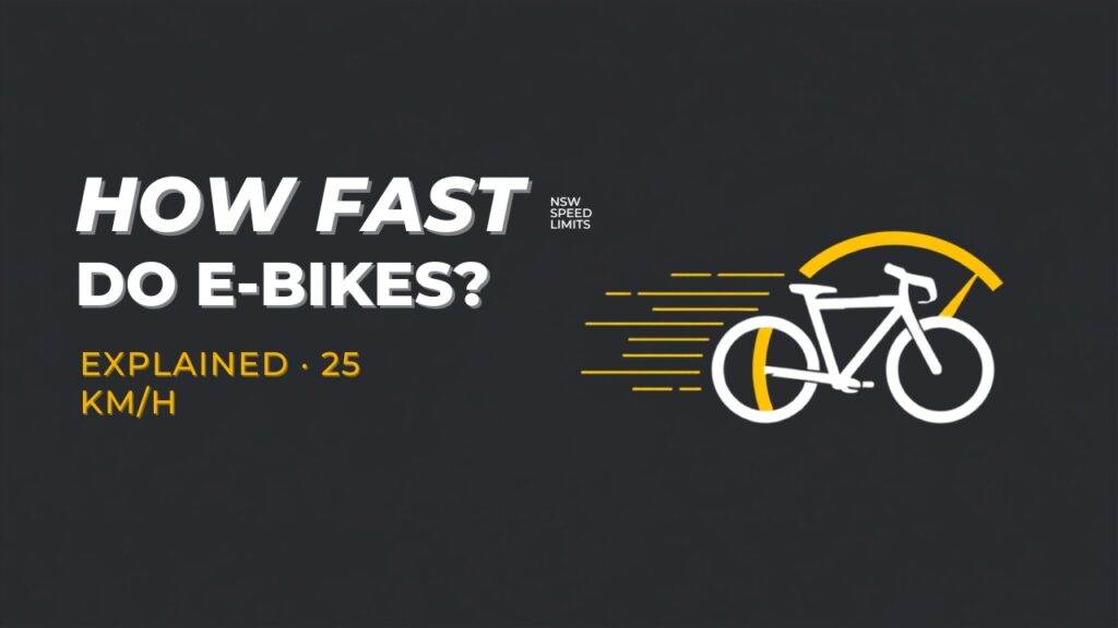 How fast do electric bikes go in Australia - Cyberbikes e-bike with speedometer showing NSW 25 km/h pedal-assist speed limit