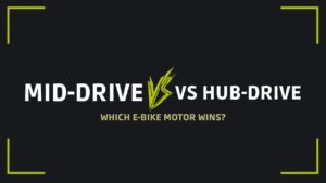 Mid-drive vs hub-drive e-bike motor comparison graphic by Cyberbikes Leichhardt Sydney