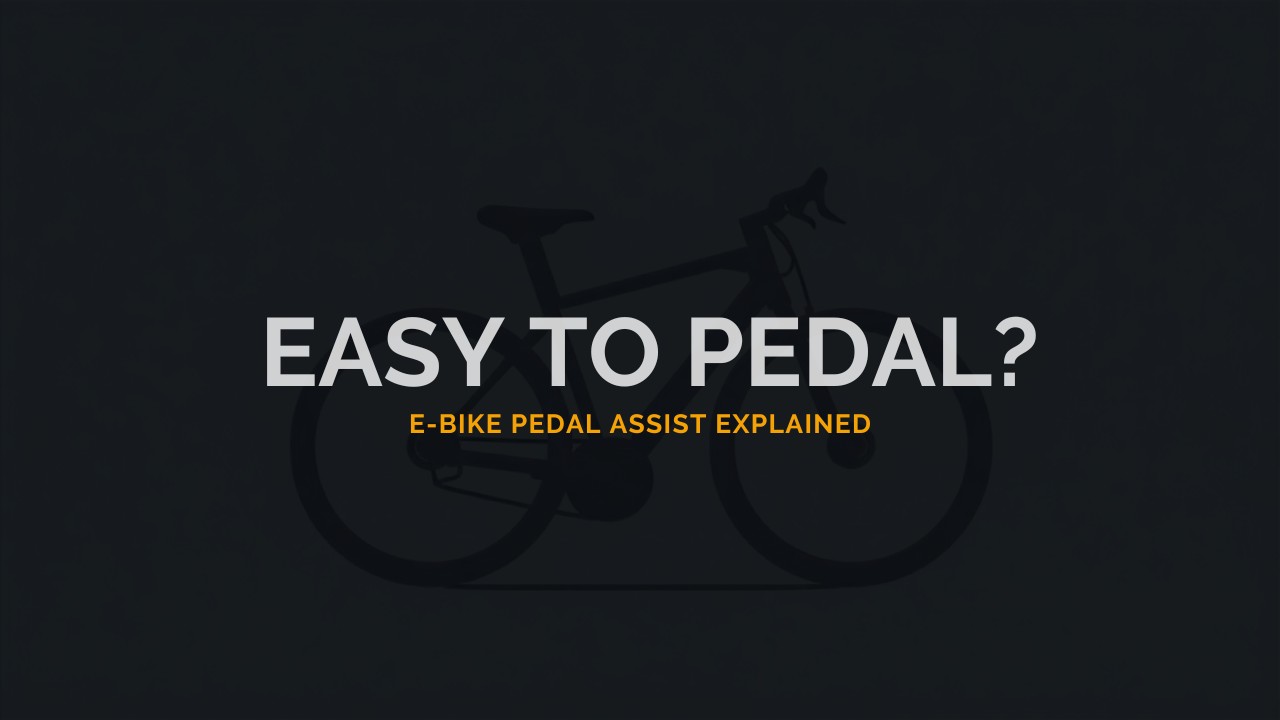 Electric bike pedal assist explained — are electric bikes easy to pedal, Cyberbikes Sydney