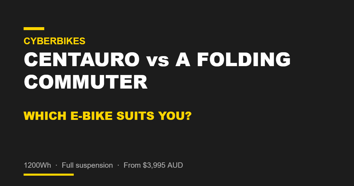 Cyberbikes Centauro vs Leitner Aria comparison