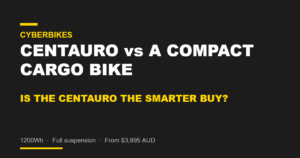 Cyberbikes Centauro vs Tern Quick Haul comparison