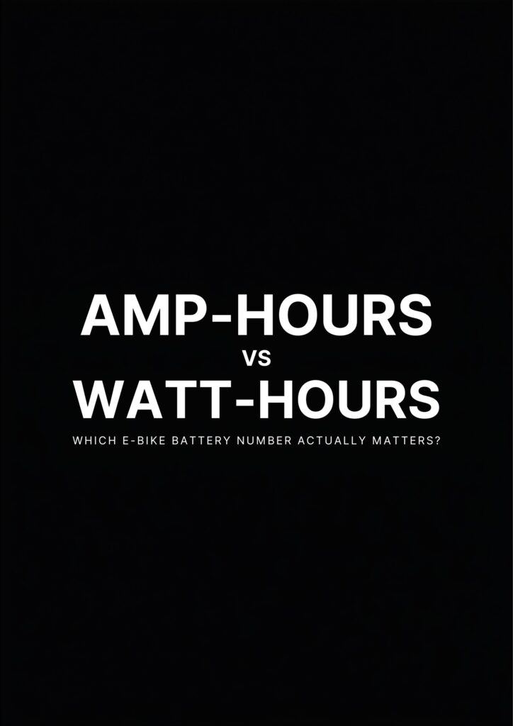 Cyberbikes graphic comparing amp-hours versus watt-hours for e-bike batteries