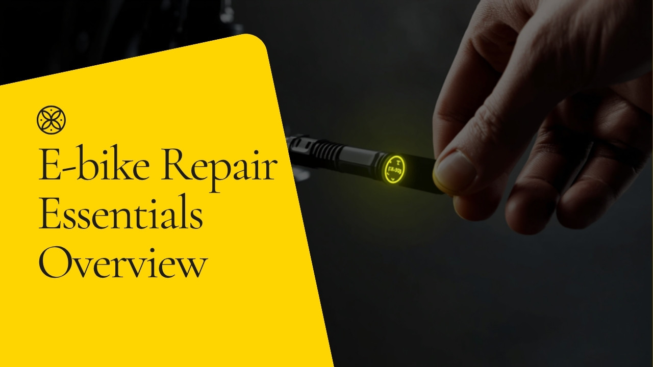 Hand reconnecting an e-bike motor connector plug lit by a yellow glow, a common fix when an e-bike cuts out