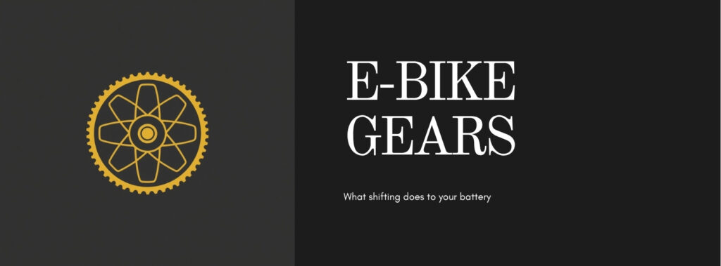 Cyberbikes banner asking whether e-bike gears should be higher or lower to save battery