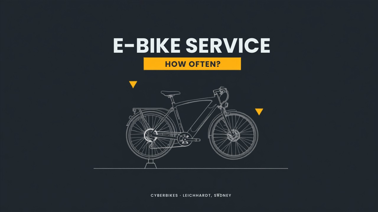 E-bike service Sydney: how often to book an e-bike service at Cyberbikes in Leichhardt