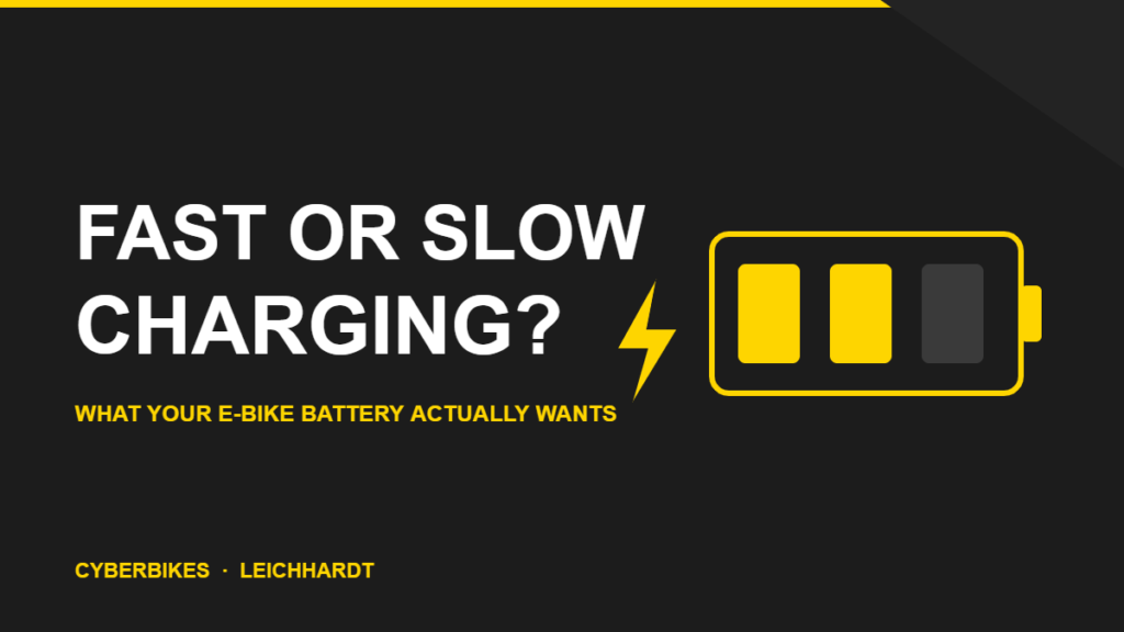 E-bike battery charging fast or slow comparison for a 48V e-bike battery pack